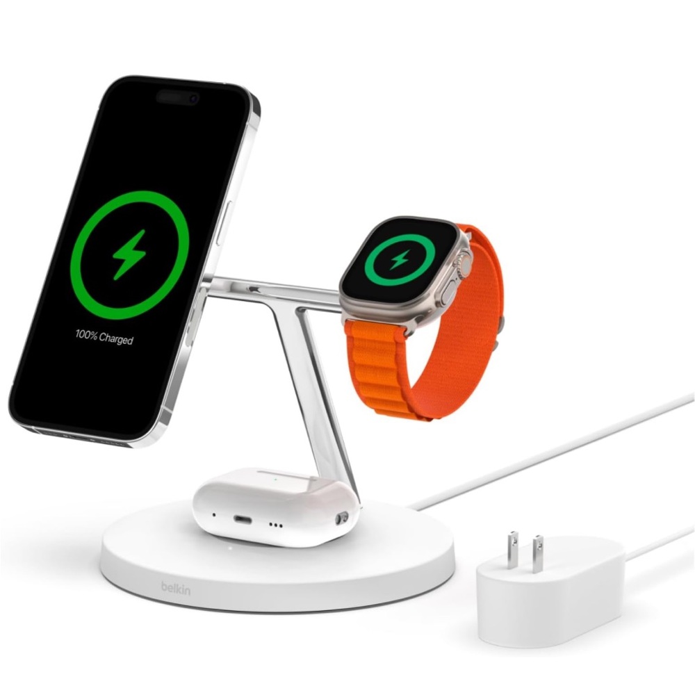 Belkin MagSafe 3 in 1 charger-lightning charge.